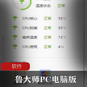 实用软件《鲁大师PC电脑版5.21.1300》 电脑硬件性能测试软件推荐